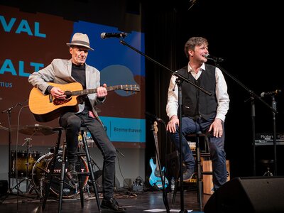 Johannes Bluth und Marc Vincing | © AWO Bremerhaven/Simone Hryzyk